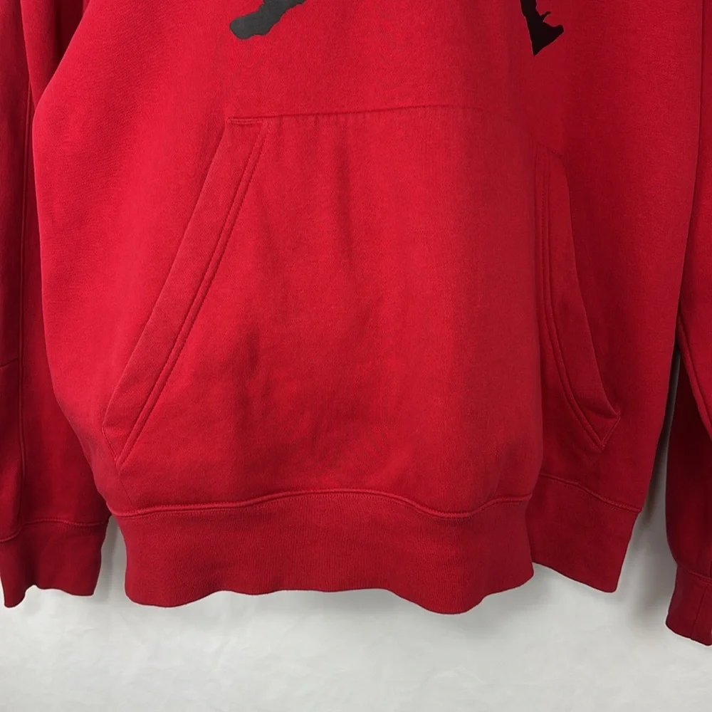 Jordan Nike Air Pullover Hoodie MENS Sz XXL Excellent Graphics Red White & Black